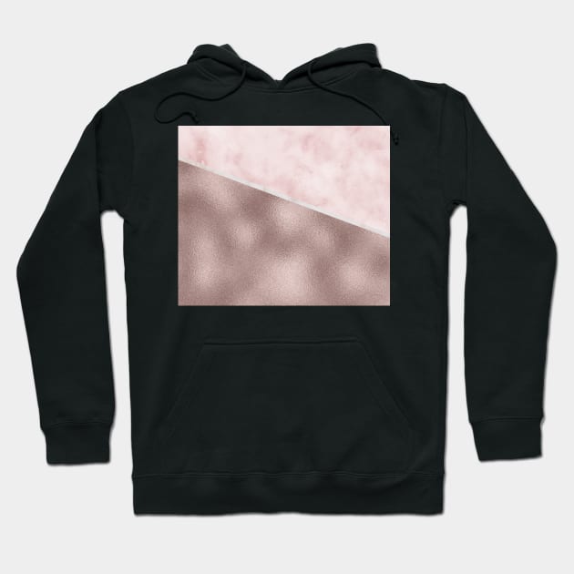 Westchester rose gold marble Hoodie by marbleco